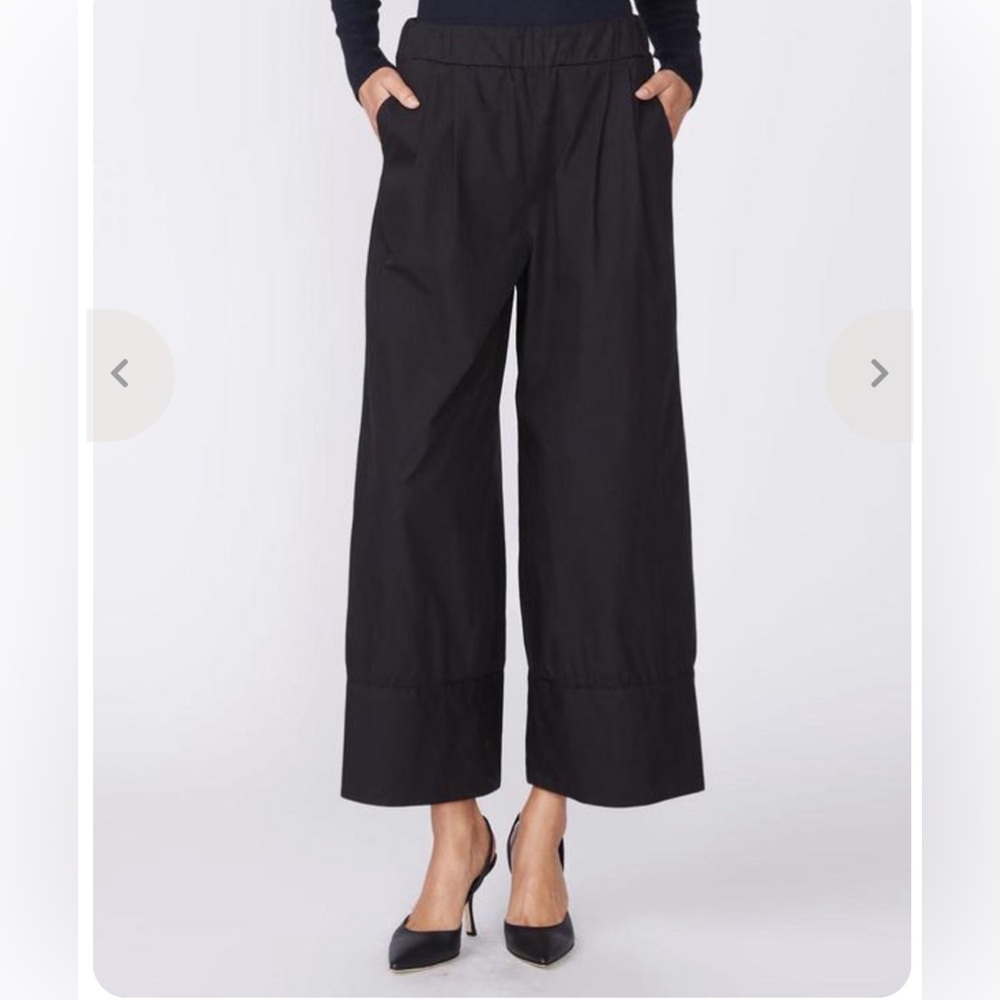 Stateside structured poplin trouser with pockets
